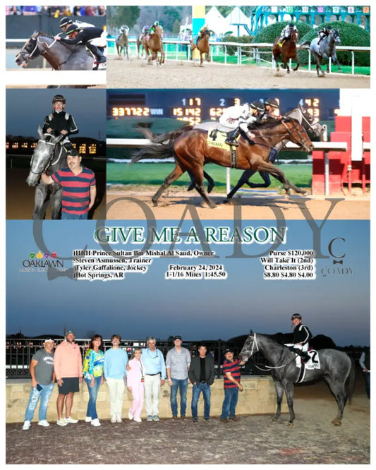 Give Me A Reason - 02-24-24 R12 Op Oaklawn Park