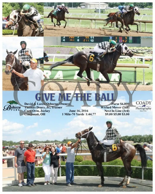 Give Me The Ball - 061616 Race 04 Btp Belterra Park