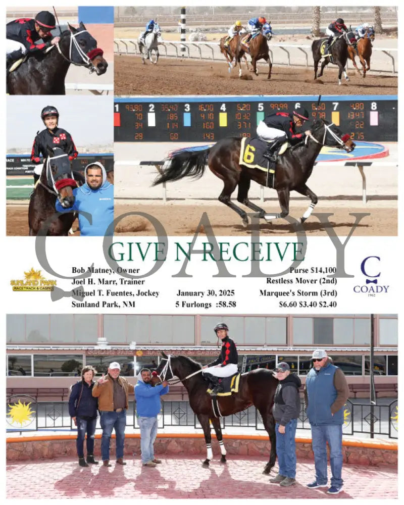 Give N Receive - 01-30-25 R03 Sun Turfway Park
