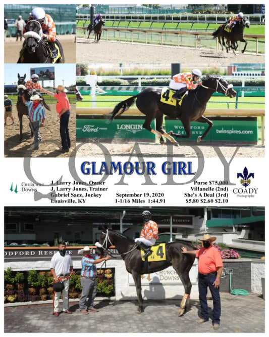 Glamour Girl - 09-19-20 R02 Cd Churchill Downs