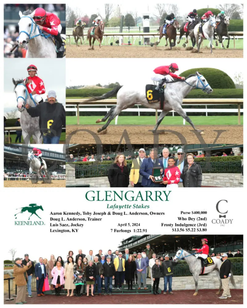 Glengarry - Lafayette Stakes 04 - 05 - 24 R06 Kee Keeneland