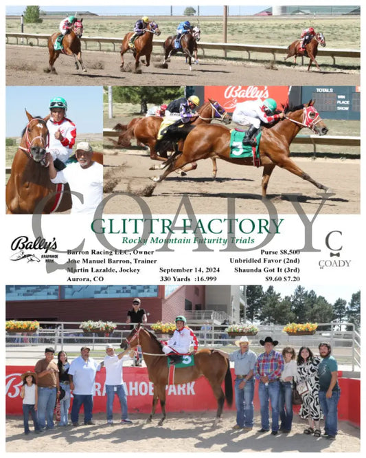 Glittr Factory - Rocky Mountain Futurity Trials 09-14-24 R04 Arp Arapahoe Park
