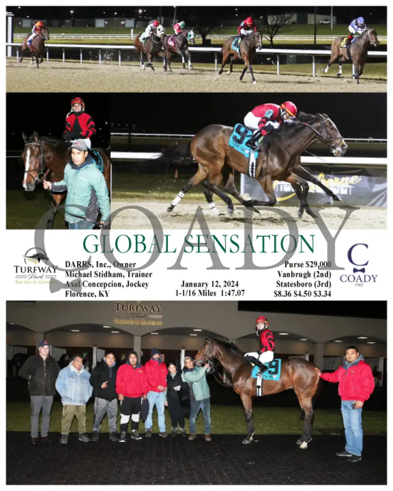 Global Sensation - 01-12-24 R02 Tp Turfway Park