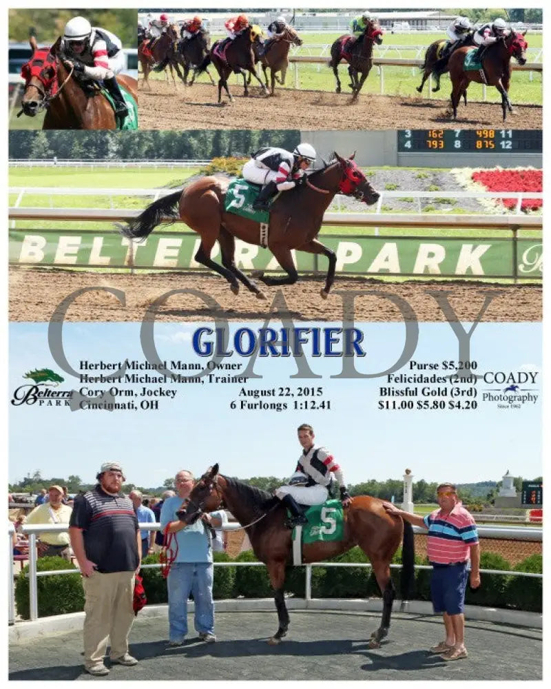 Glorifier - 082215 Race 02 Btp Belterra Park