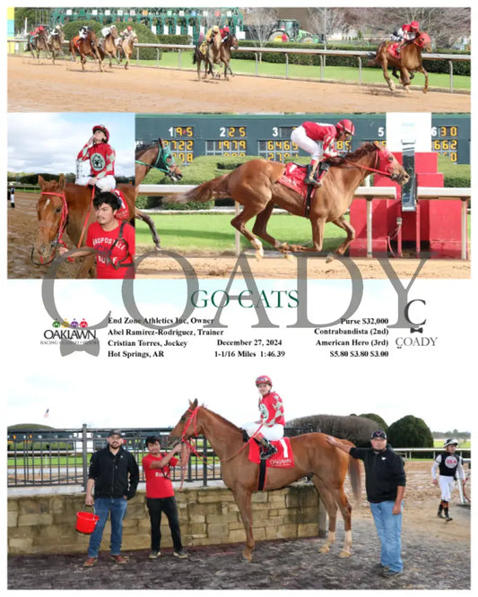 Go Cats - 12-27-24 R02 Op Oaklawn Park