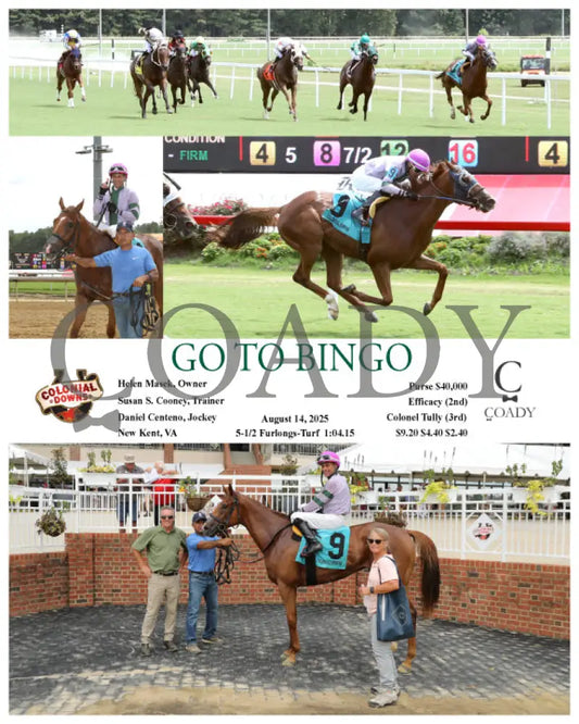 GO TO BINGO - 08-14-25 - R01 - CNL Colonial Downs