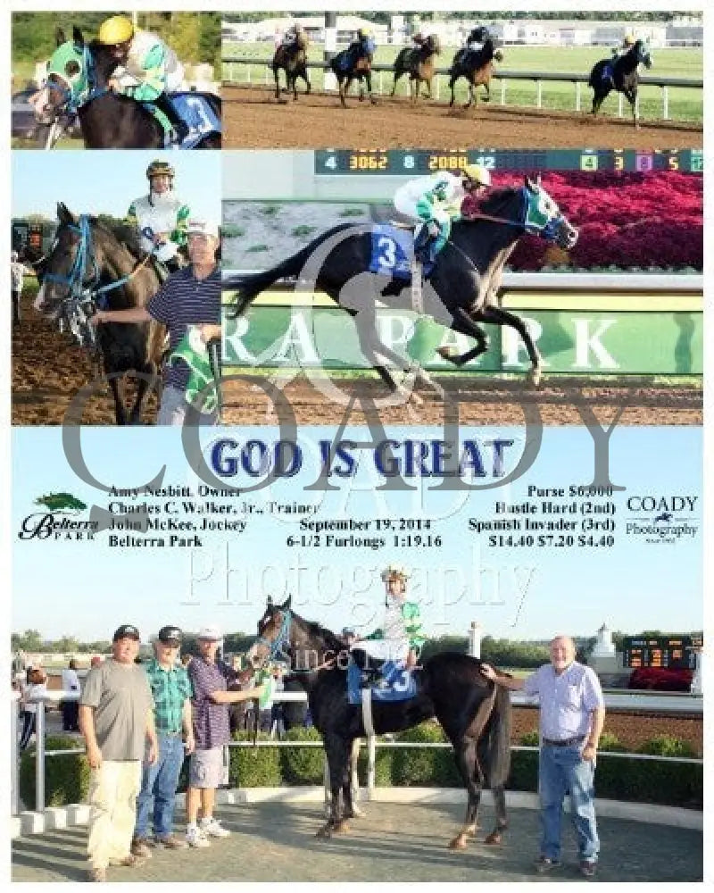 God Is Great - 091914 Race 08 Btp Belterra Park