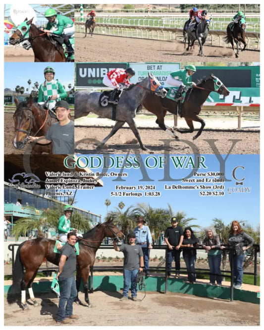 Goddess Of War - 02-19-24 R01 Tup Turf Paradise