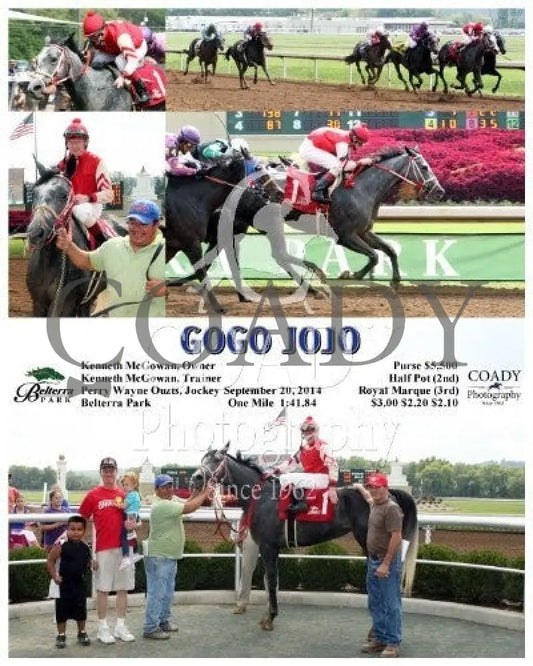 Gogo Jojo - 092014 Race 02 Btp Belterra Park
