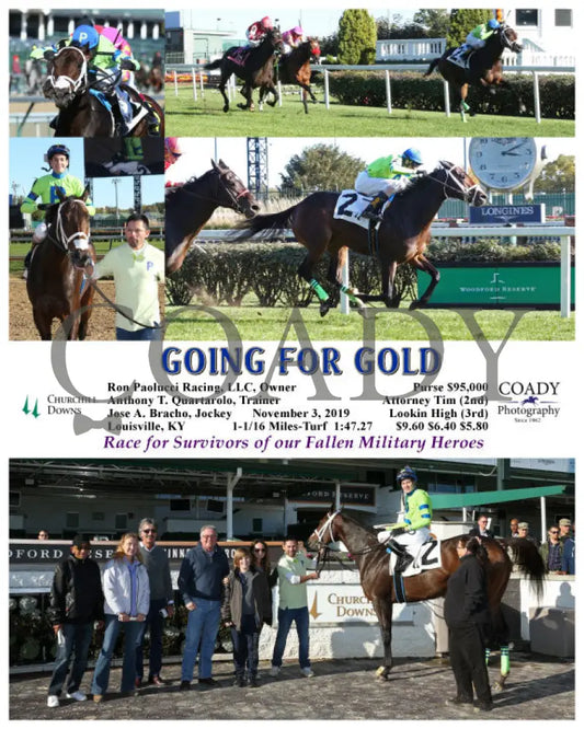 Going For Gold - 11-03-19 R05 Cd Churchill Downs