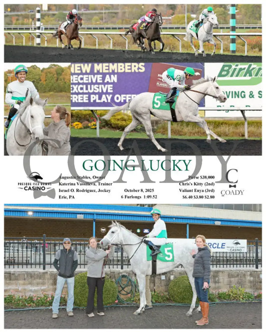 GOING LUCKY - 10-08-25 - R07 - PID Presque Isle Downs
