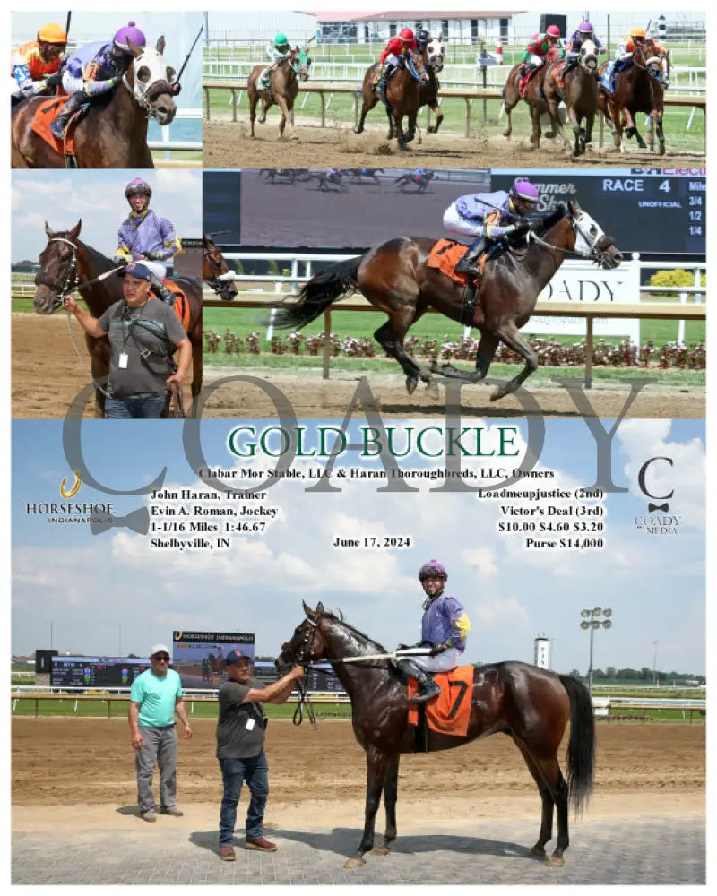 Gold Buckle - 06-17-24 R04 Ind Indiana Grand
