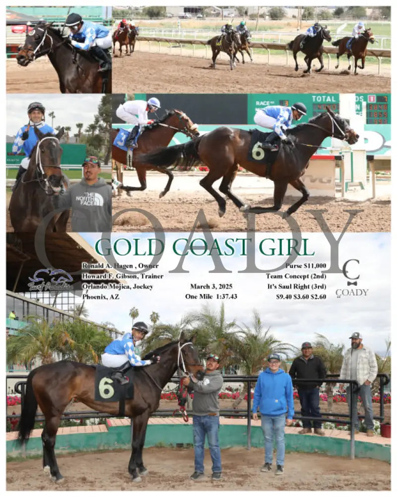 GOLD COAST GIRL - 03-03-25 - R03 - TUP Turf Paradise