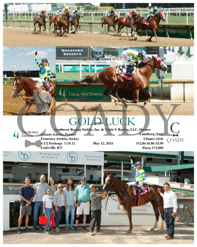 Gold Luck - 05-12-24 R08 Cd Churchill Downs