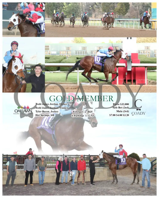 Gold Member - 02-02-25 R09 Op Oaklawn Park