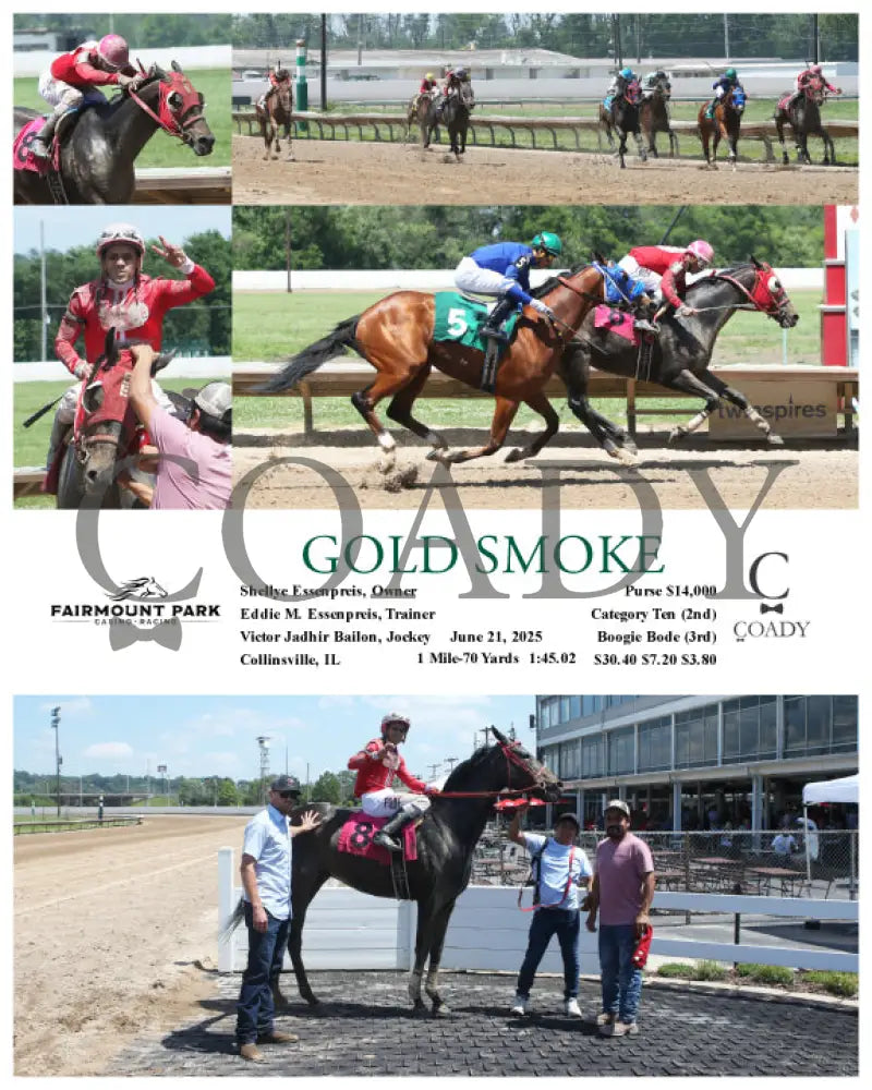 GOLD SMOKE - 06-21-25 - R06 - FP Fanduel Sportsbook Horse Racing