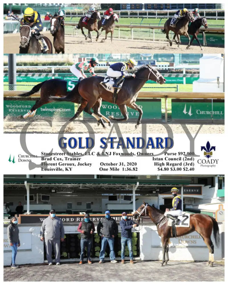 Gold Standard - 10-31-20 R06 Cd Churchill Downs
