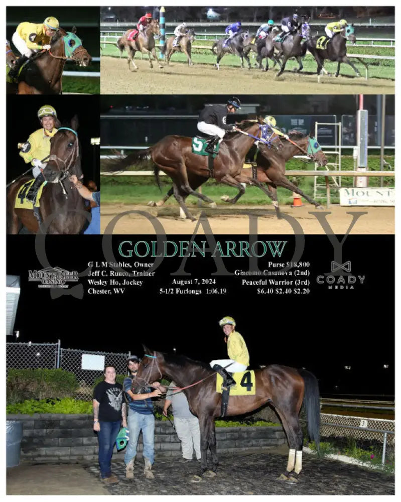 Golden Arrow - 08-07-24 R07 Mnr Mountaineer Park