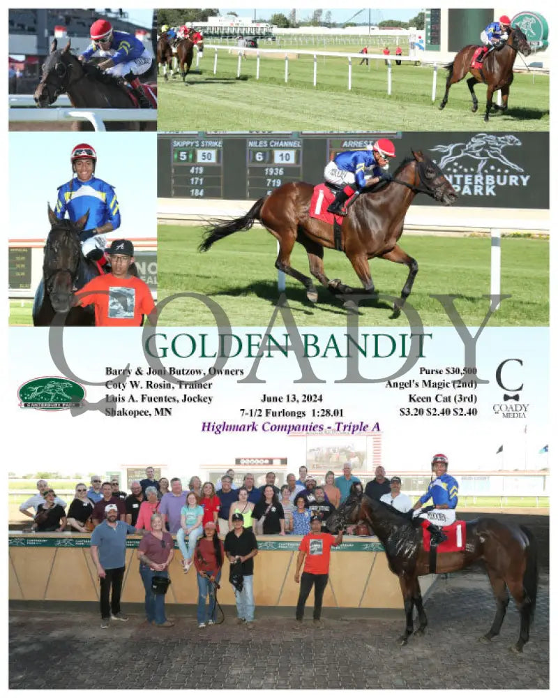 Golden Bandit - 06-13-24 R03 Cby Canterbury Park