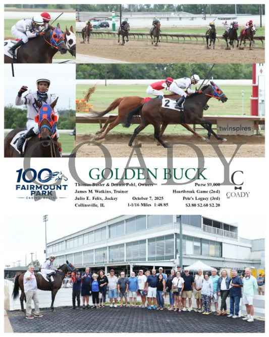 GOLDEN BUCK - 10-07-25 - R01 - FP Fanduel Sportsbook Horse Racing