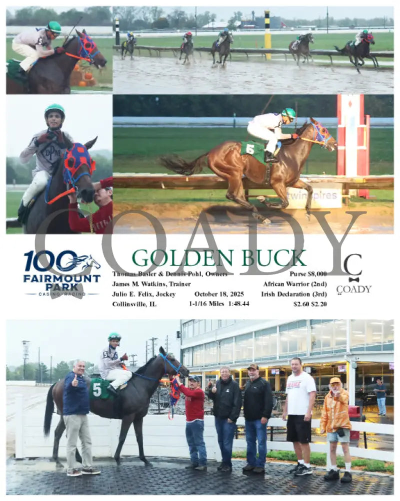 GOLDEN BUCK - 10-18-25 - R07 - FP Fanduel Sportsbook Horse Racing