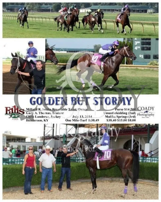 Golden But Stormy - 071314 Race 09 Elp Ellis Park