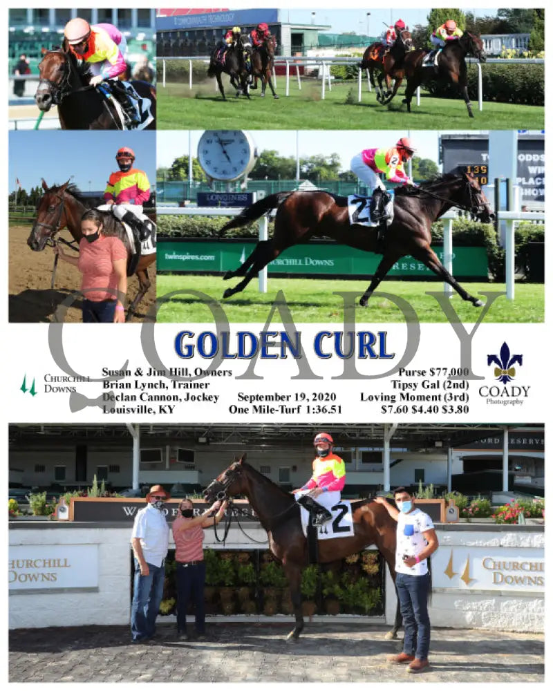 Golden Curl - 09-19-20 R09 Cd Churchill Downs