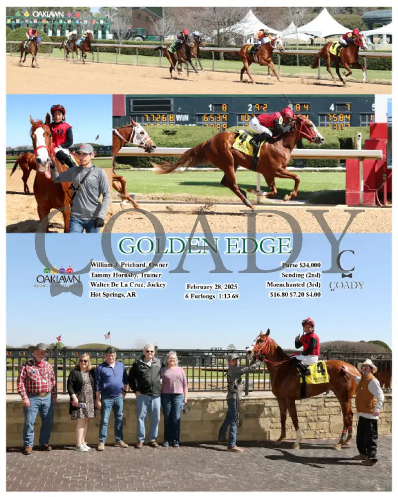 GOLDEN EDGE - 02-28-25 - R02 - OP Oaklawn Park