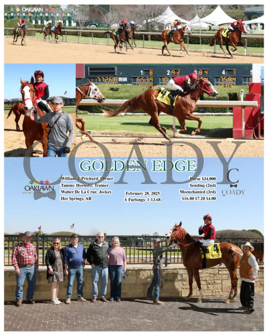 GOLDEN EDGE - 02-28-25 - R02 - OP Oaklawn Park
