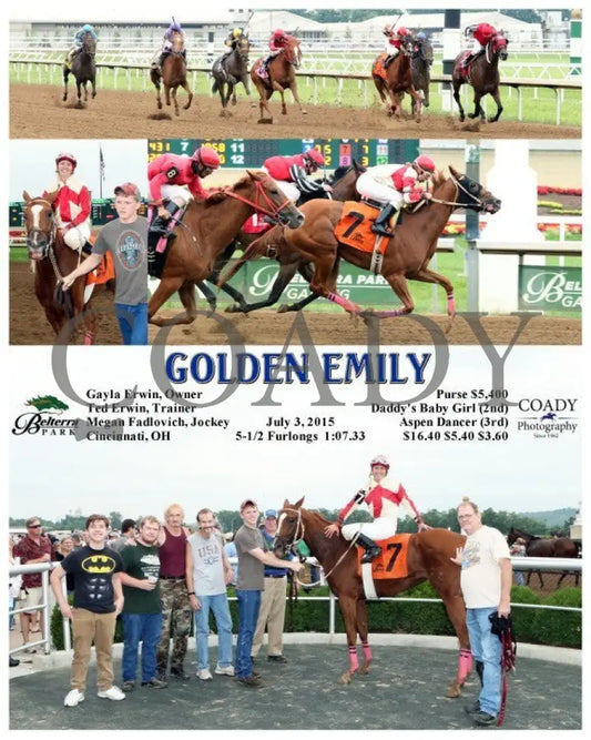 Golden Emily - 070315 Race 06 Btp Belterra Park