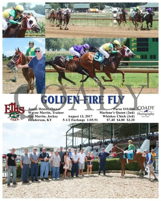 Golden Fire Fly - 081317 Race 01 Elp Ellis Park
