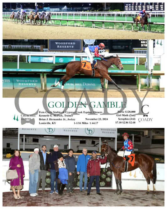 Golden Gamble - 11-23-24 R11 Cd Churchill Downs
