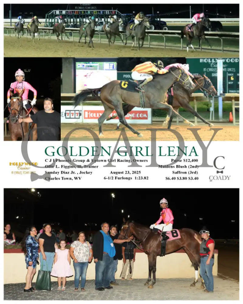 GOLDEN GIRL LENA - 08-23-25 - R06 - CT Hollywood Casino at Charles Town Races