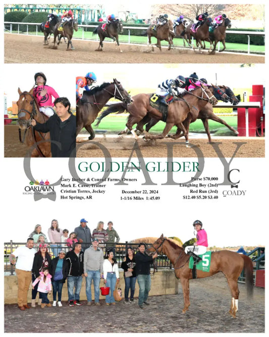 Golden Glider - 12-22-24 R08 Op Oaklawn Park