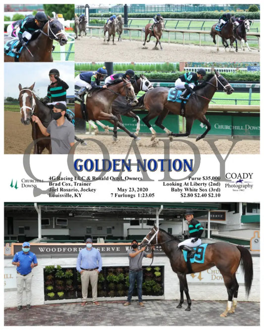 Golden Notion - 05-23-20 R01 Cd Churchill Downs