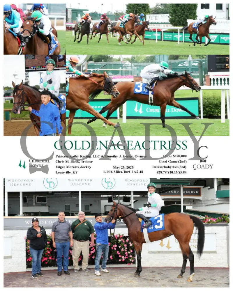 GOLDENAGEACTRESS - 05-25-25 - R06 - CD Churchill Downs