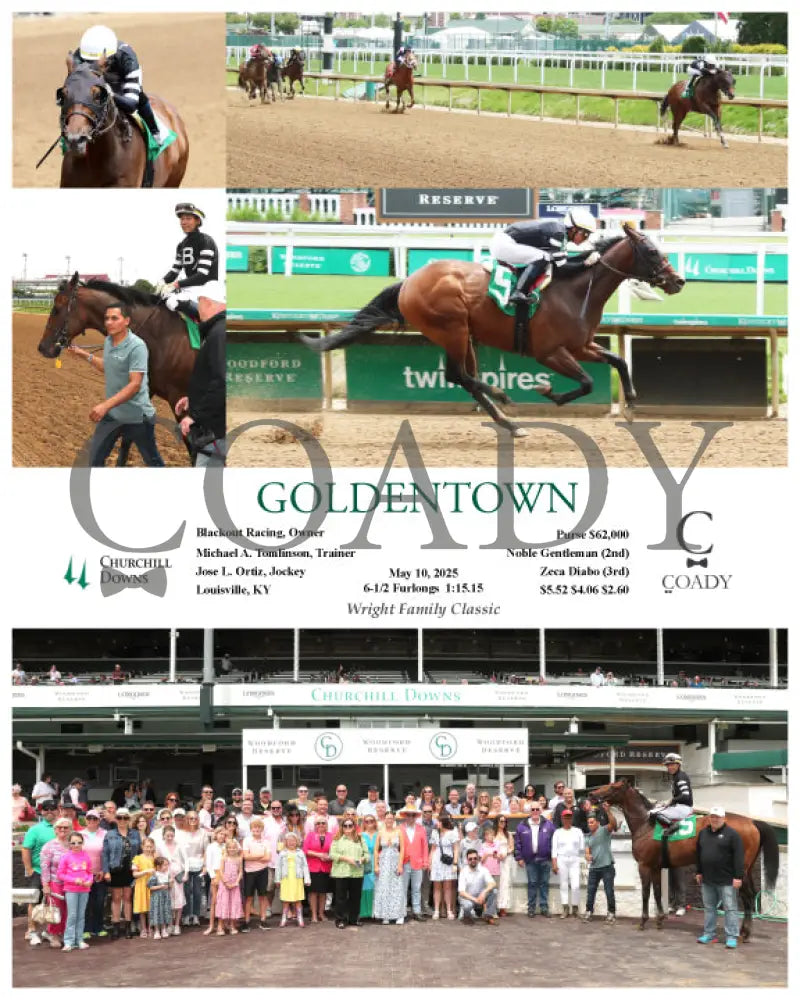 GOLDENTOWN - 051025 - Race 02 - CD Churchill Downs