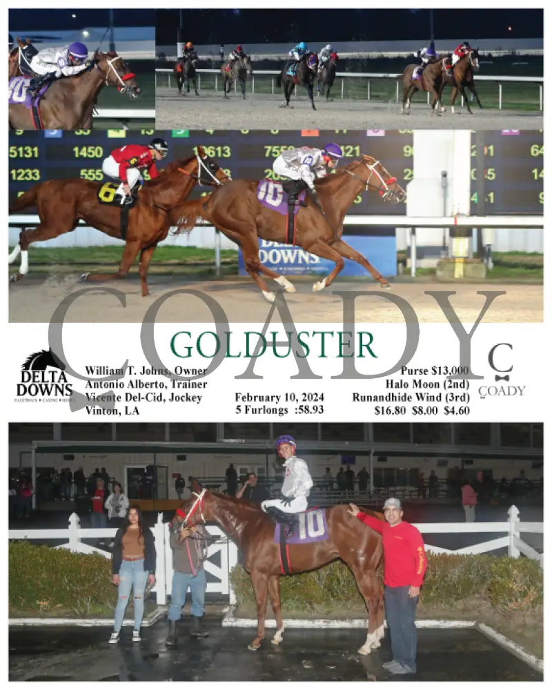 Golduster - 02 - 10 - 24 R02 Ded Delta Downs