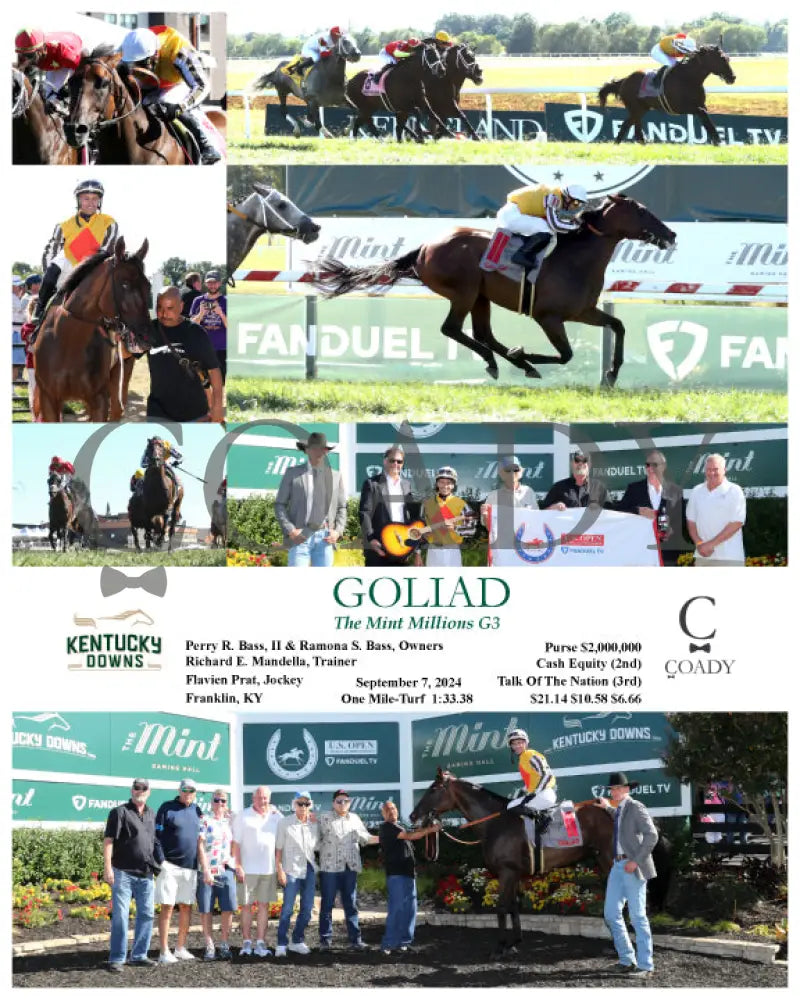 Goliad - The Mint Millions G3 09-07-24 R08 Kd Kentucky Downs