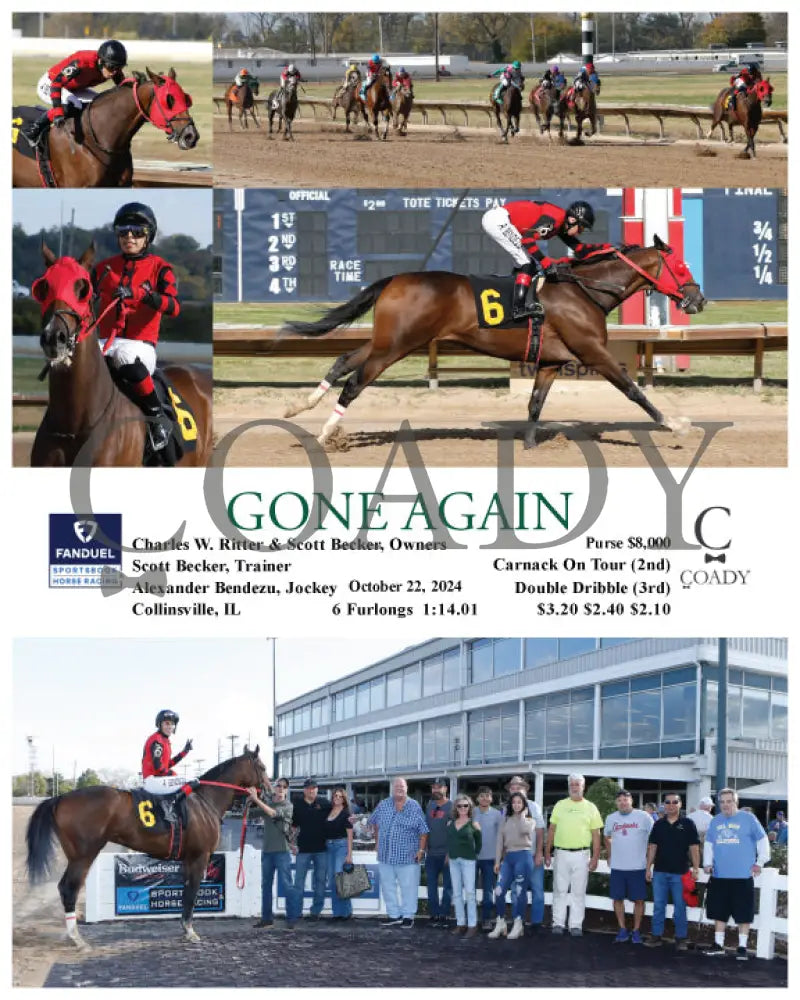 Gone Again - 10-22-24 R05 Fan Fanduel Sportsbook Horse Racing