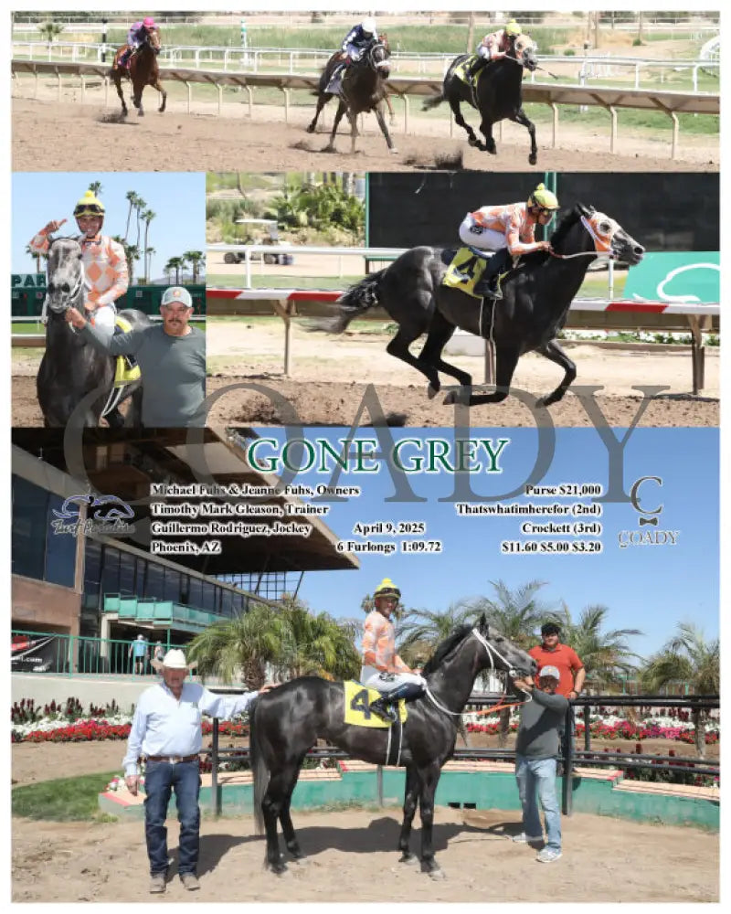 GONE GREY - 04-09-25 - R03 - TUP Turf Paradise