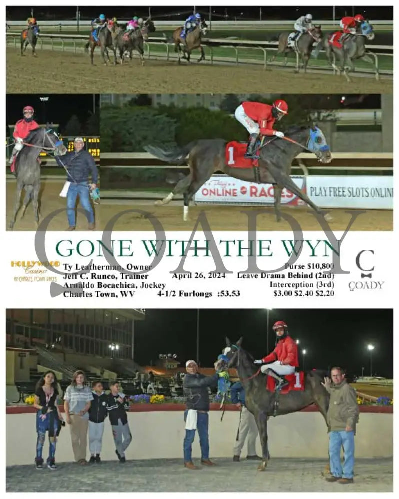 Gone With The Wyn - 04-26-24 R08 Ct Hollywood Casino At Charles Town Races