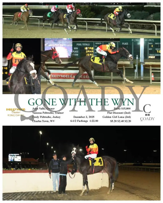 GONE WITH THE WYN - 12-03-25 - R01 - CT Hollywood Casino at Charles Town Races