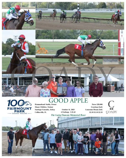 GOOD APPLE - 10-11-25 - R04 - FP Fanduel Sportsbook Horse Racing