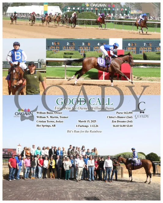 GOOD CALL - 031525 - Race 06 - OP Oaklawn Park