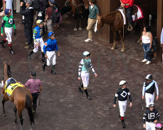 GOOD CHEER - The Longines Kentucky Oaks G1 - 151st Running - 05-02-25 - R11 - CD - Jockey Walk Over 02 Churchill Downs