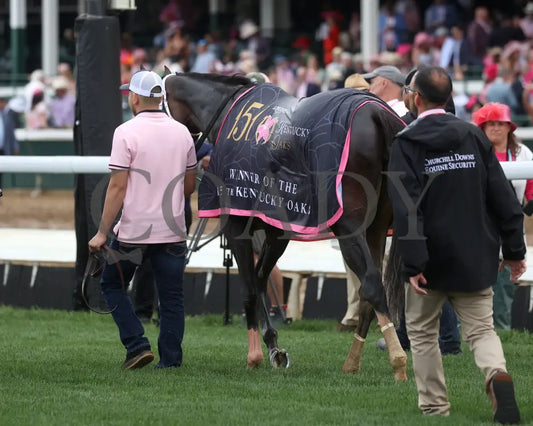 GOOD CHEER - The Longines Kentucky Oaks G1 - 151st Running - 05-02-25 - R11 - CD - Post Race 04 - Coady Media - Kurtis Coady Photography