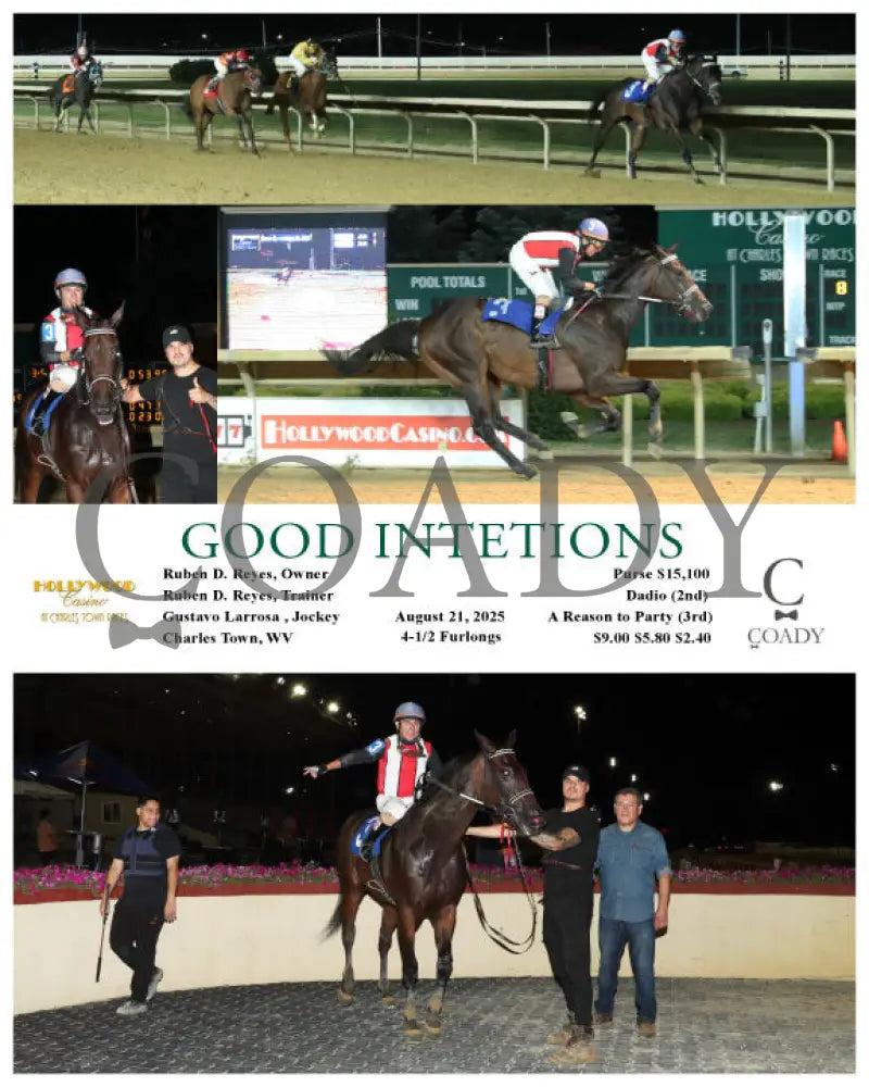 GOOD INTETIONS - 08-21-25 - R08 - CT Hollywood Casino at Charles Town Races