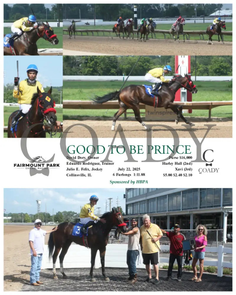 GOOD TO BE PRINCE - 07-22-25 - R07 - FP Fanduel Sportsbook Horse Racing