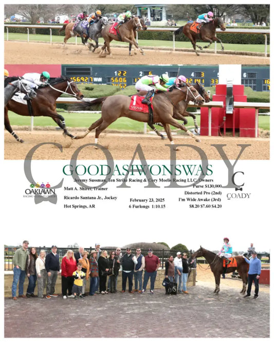 GOODASIWONSWAS - 02-23-25 - R13 - OP Oaklawn Park